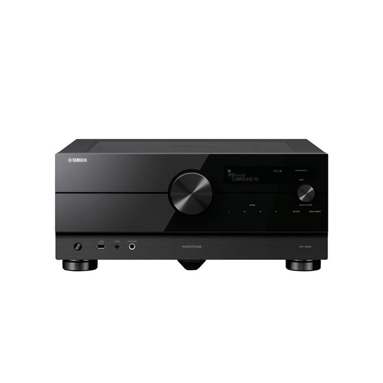 Yamaha RXA8A | 11.2 Home Theatre AV Receiver - Aventage Series - HDMI 8K - MusicCast - HDR10+ - 150W X 11 with Zone 3 - Black-Audio Video Centrale