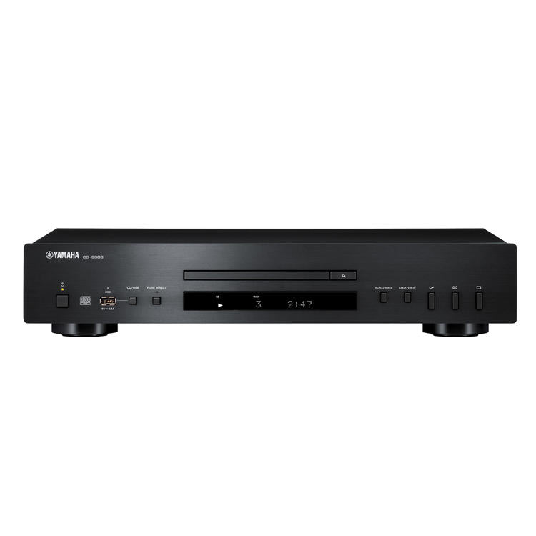 Yamaha CD-S303 | CD player - High quality - USB socket - Pure Direct - Intelligent Digital Servo - Black-Audio Video Centrale
