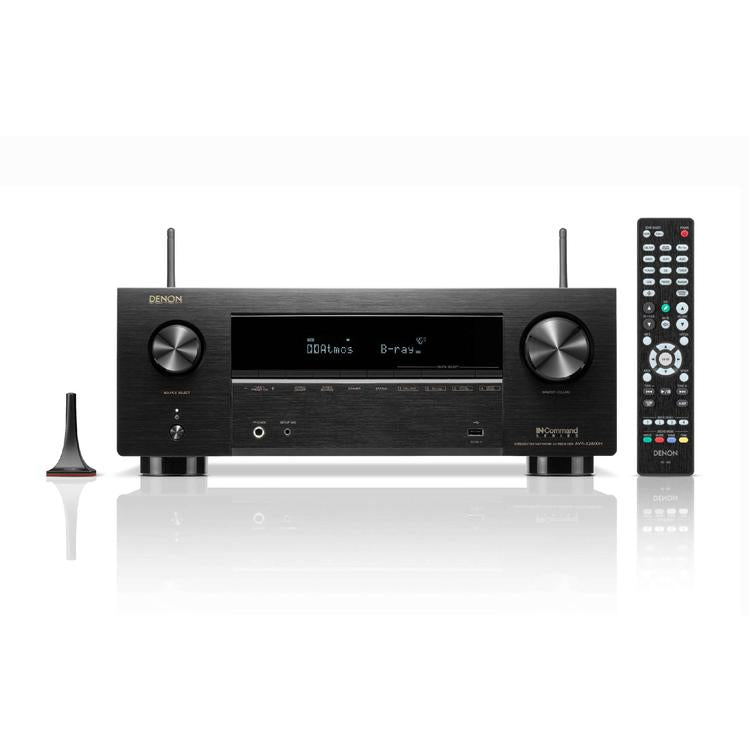 Denon AVRX2800H | AV Receiver - 7.2 Channel Amplifier - Home Theatre - 8K - HEOS - Black-Audio Video Centrale