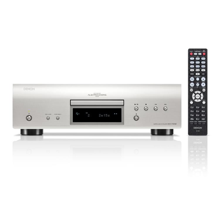 Denon DCD-1700NE | CD/SACD Player - With Advanced AL32 Processing Plus - SVH mechanism - Silver-Audio Video Centrale