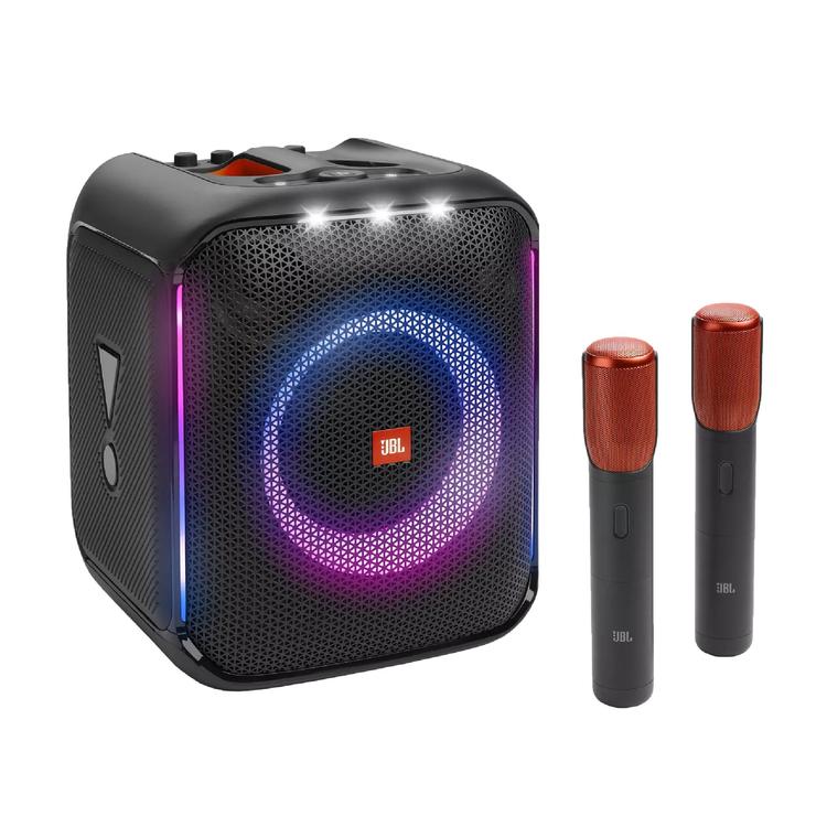 JBL PartyBox Encore | Portable Party Speaker - Wireless - Bluetooth - 100 W - 2 Microphones included - Black-Audio Video Centrale