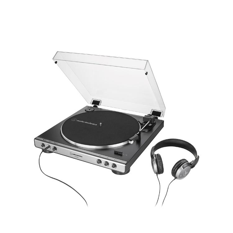 Audio-Technica AT-LP60XHP-GM | Turntable - Stereo - With Headphones - Metal Gun-Audio Video Centrale