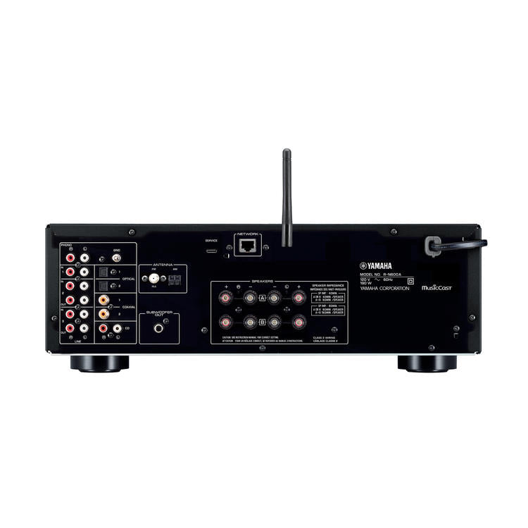 Yamaha R-N600A | Network/Stereo Receiver - MusicCast - Bluetooth - Wi-Fi - AirPlay 2 - Silver-Audio Video Centrale
