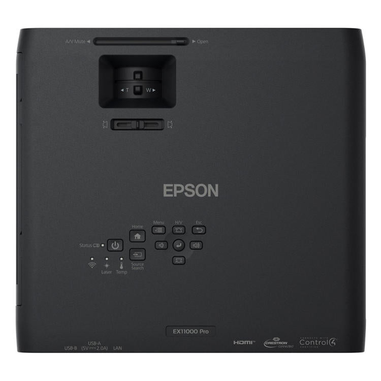 Epson EX11000 | Laser projector - 3LCD FHD 1080p - 4600 Lumens - Wireless - Black-Audio Video Centrale
