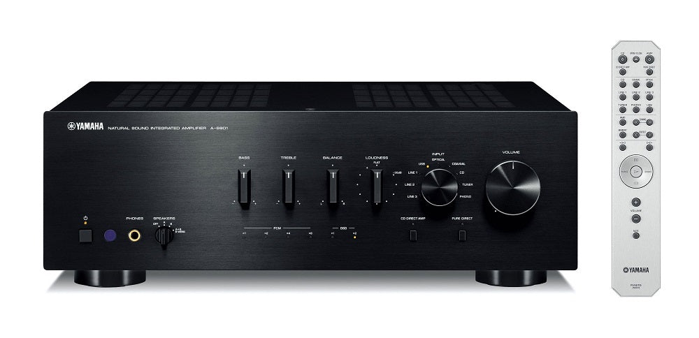 Yamaha A-S801B | 2 ch integrated amplifier - Stereo - Black-Audio Video Centrale
