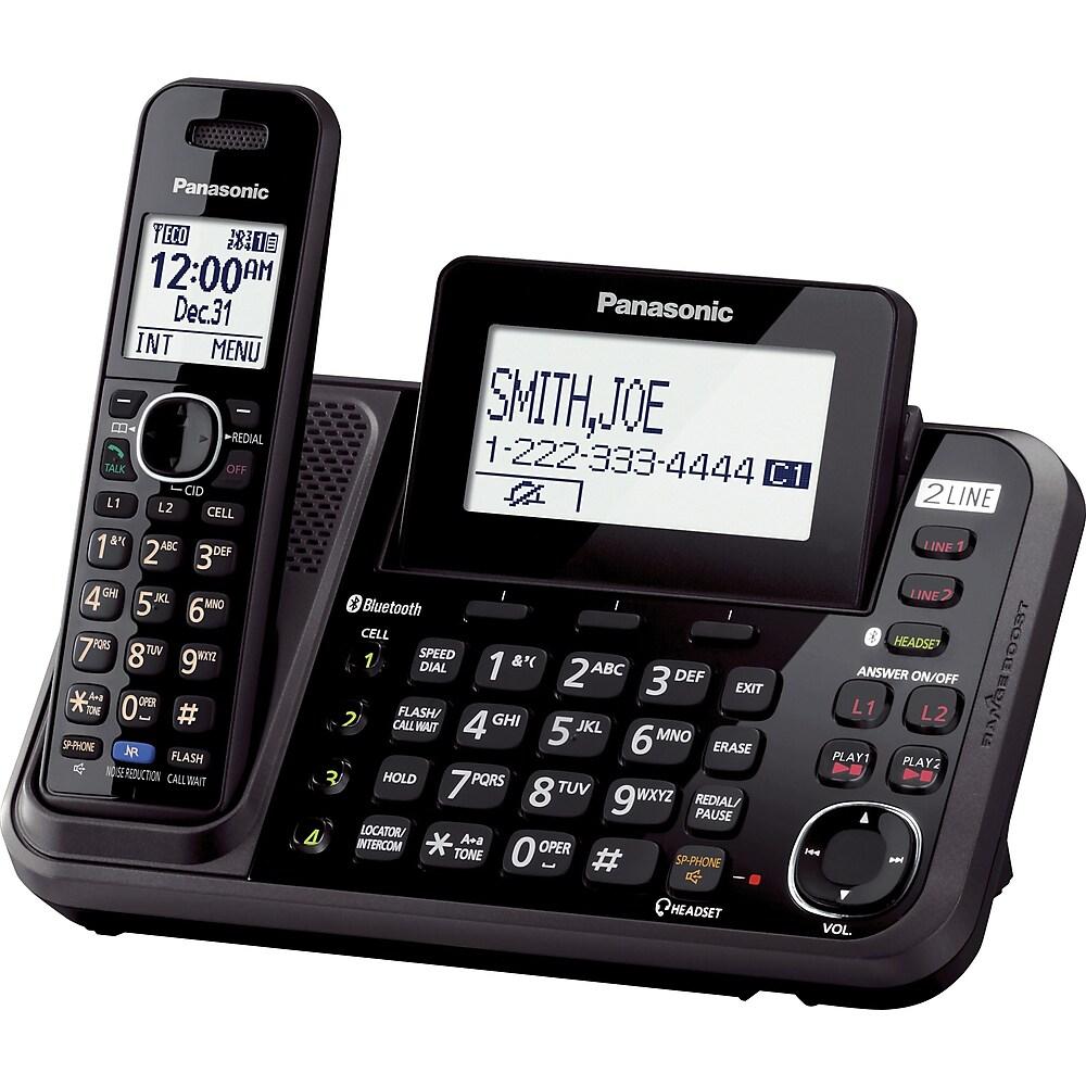 Panasonic KX-TG9541B | Cordless phone - 1 handset - Recorder - Black-Audio Video Centrale