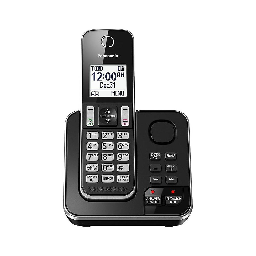 Panasonic KX-TGD390B | Cordless phone - 1 handset - Recorder - Black-Audio Video Centrale