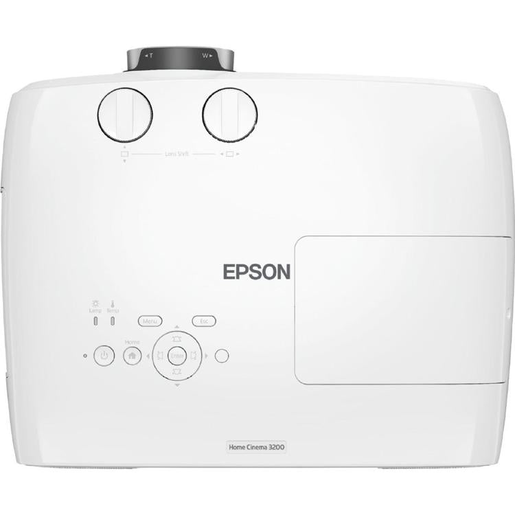 Epson Home Cinema 3200 | Home theater 3LCD projector - 16:9 - 4K Pro-UHD - White-Audio Video Centrale