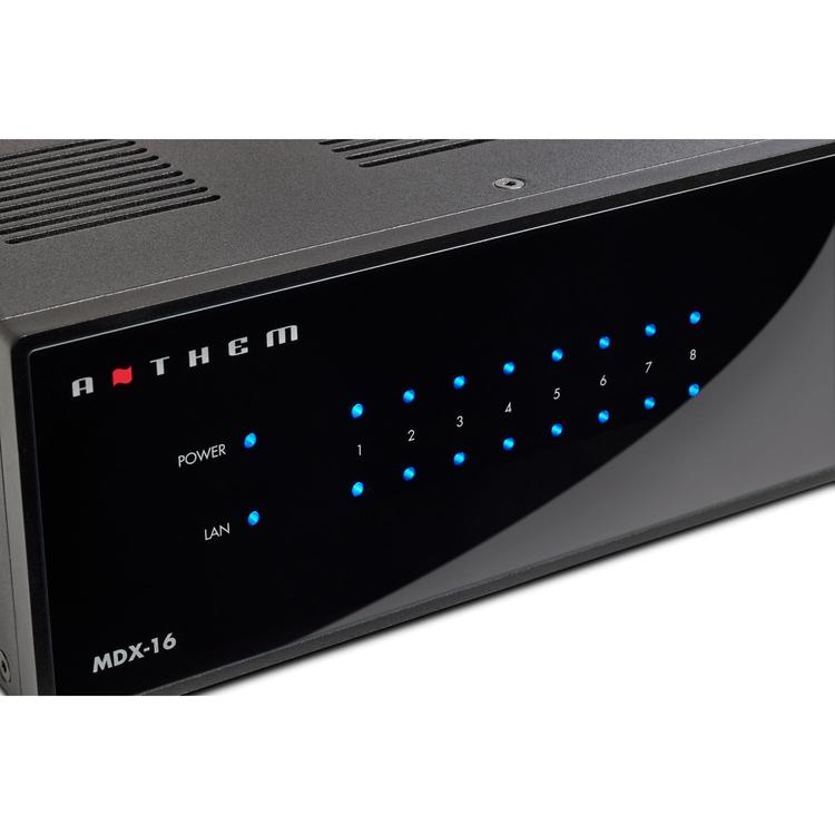 Anthem MDX16 | 16-channel amplifier 8 zones and more - Black-Audio Video Centrale