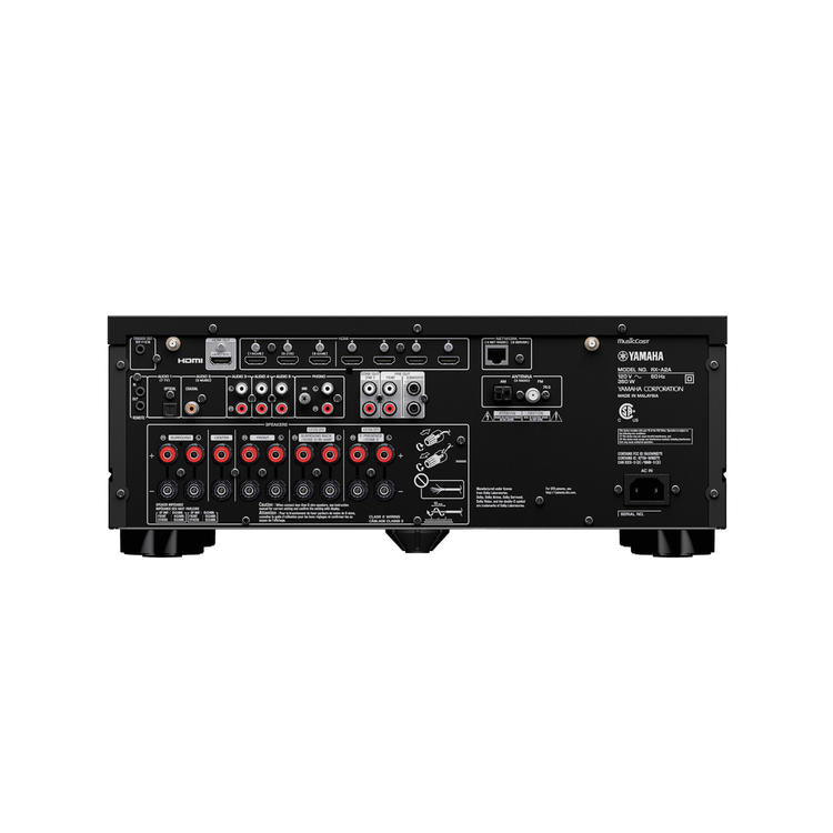 Yamaha RXA6A | 9.2 Home Theatre AV Receiver - Aventage Series - HDMI 8K - MusicCast - HDR10+ - 150W X 9 with Zone 3 - Black-Audio Video Centrale
