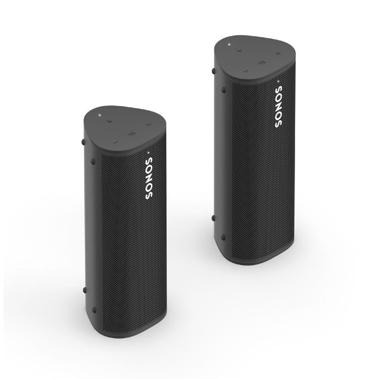 Sonos | Adventure Set - 2 Roam portable waterproof Bluetooth speakers - Black-Audio Video Centrale