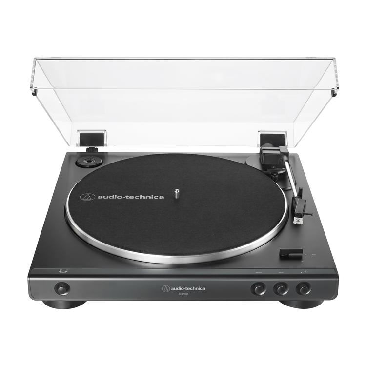 Audio-Technica AT-LP60XBK | Stereo Turntable - Belt Drive - Fully Automatic - Black-Audio Video Centrale