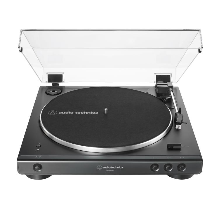 Audio-Technica AT-LP60XBTBK | Stereo Turntable - Wireless - Bluetooth - Belt Drive - Fully Automatic - Black-Audio Video Centrale