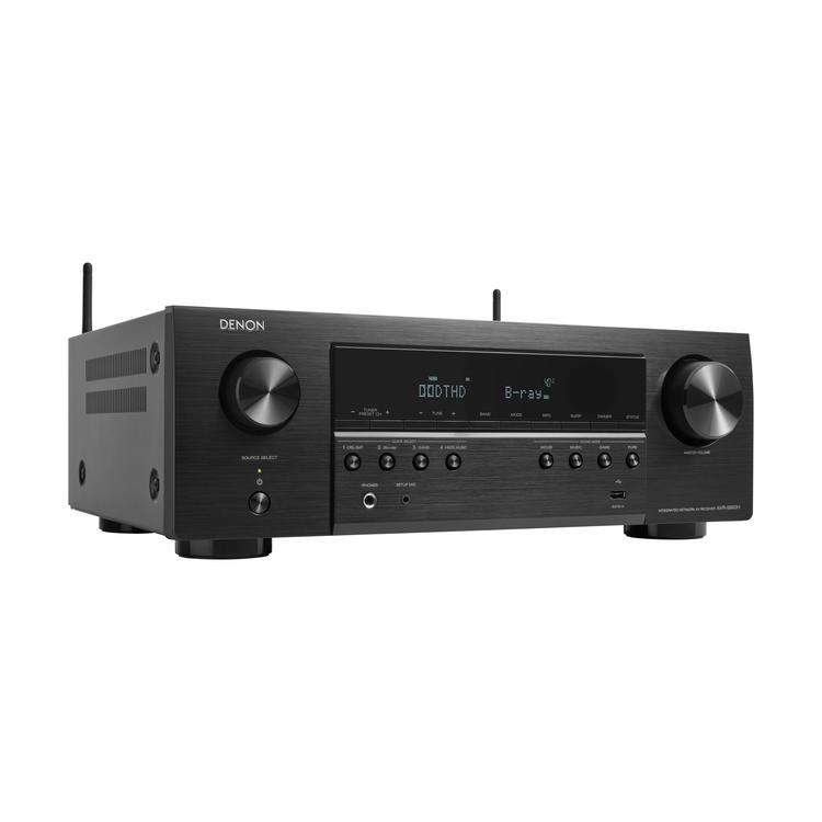 Denon AVRS660H | 5.2 Channel AV Receiver - Home Theater - 8K - Built-in HEOS - Voice Control - 75 W / Channel - Black-Audio Video Centrale