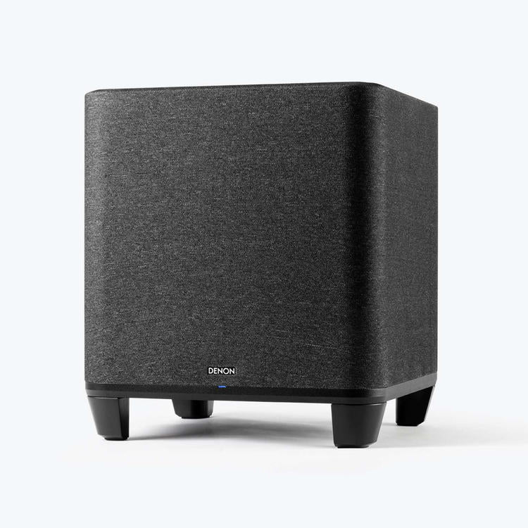 Denon Home Sub | 8" Subwoofer - Wireless - Integrated HEOS - Wifi connection - Compatible with Denon Home soundbar and speakers - Black-Audio Video Centrale