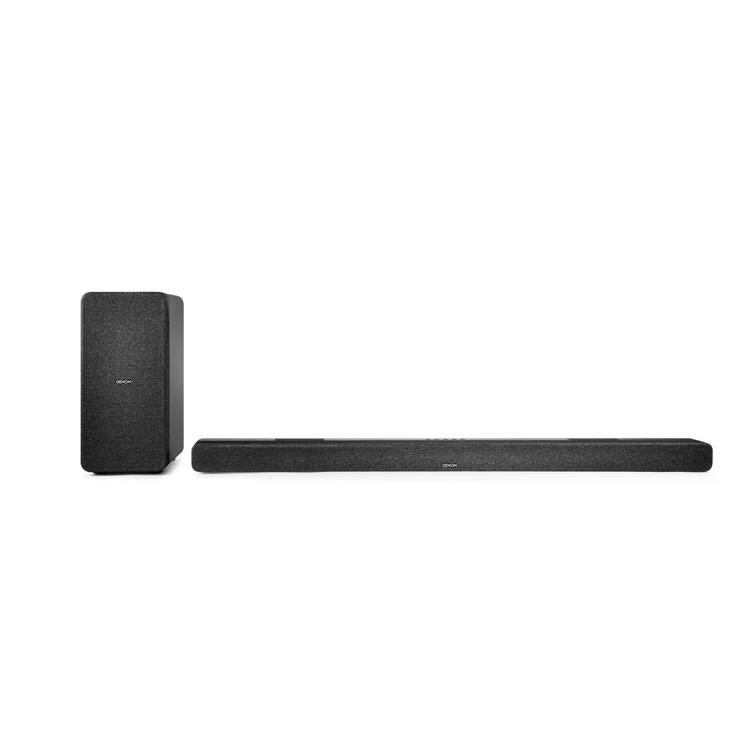 Denon DHT-S517 | Soundbar - 3.1.2 channels - Bluetooth - Wireless subwoofer included - Dolby Atmos - Black-Audio Video Centrale