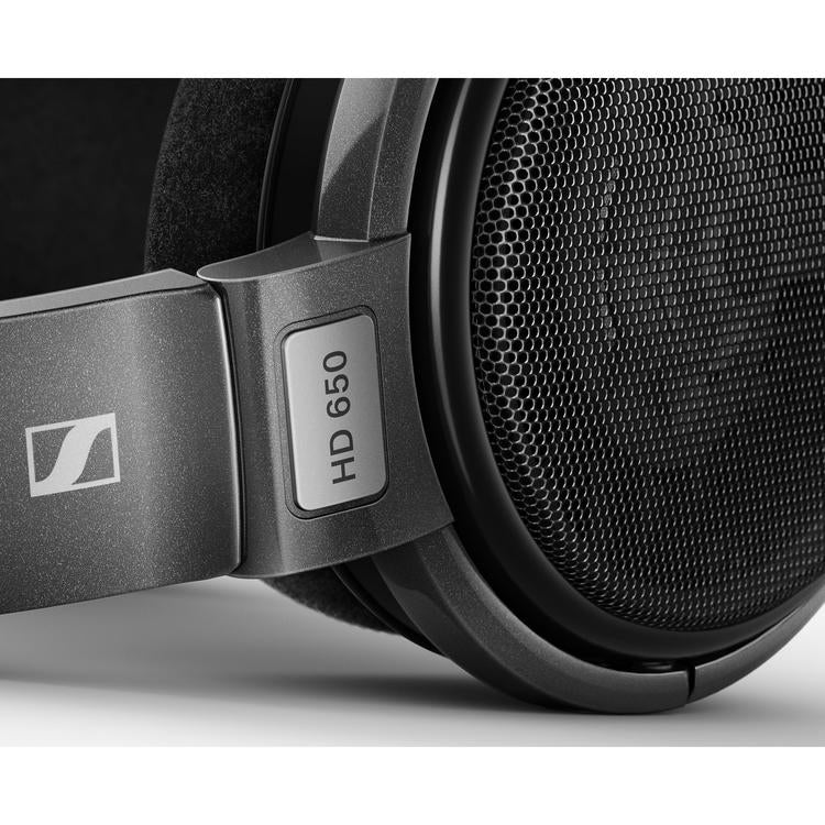 Sennheiser HD 650 | Dynamic Around-Ear Headphones - Open back design - For Audiophile - Wired - Detachable OFC cable - Black-Audio Video Centrale