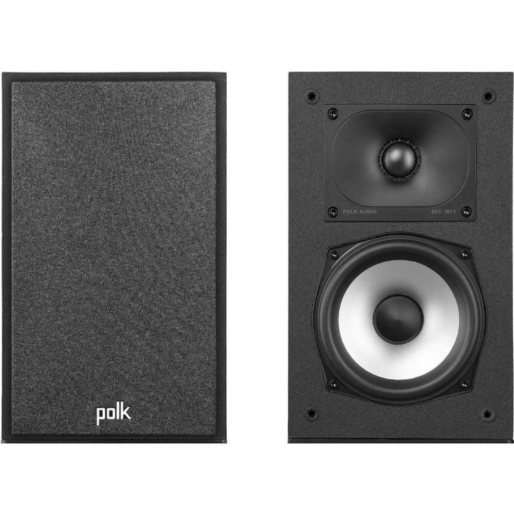 Polk Monitor XT15 | Bookshelf Speakers Set - Hi-Res Audio Certified - Compact - Black - Pair-Audio Video Centrale