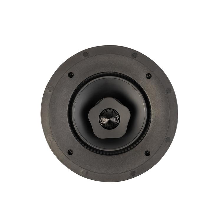 Paradigm CI Elite E65-R V2 | 6-1/2" Flush Mount Speaker - Ceiling Mount - SHOCK-MOUNT - Black - White surface ready for painting - Unit-Audio Video Centrale