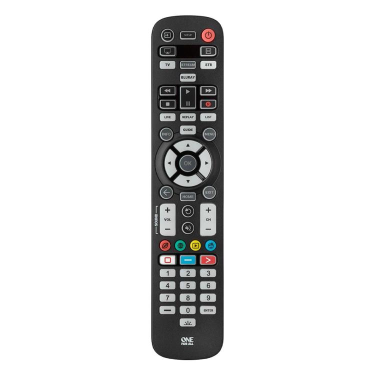 One for All URC3640R | Universal TV Remote Control - Essential Series - For 4 devices-Audio Video Centrale