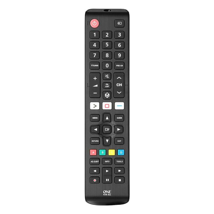 One for All URC4810R | Direct Replacement Remote Control for any Samsung TV - Replacement Series - Black-Audio Video Centrale