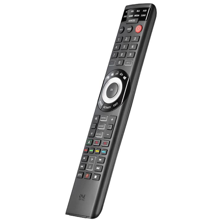 One for All URC7880R | Smart Universal Remote Control for any TV - Smart Series - For 8 devices - Black-Audio Video Centrale