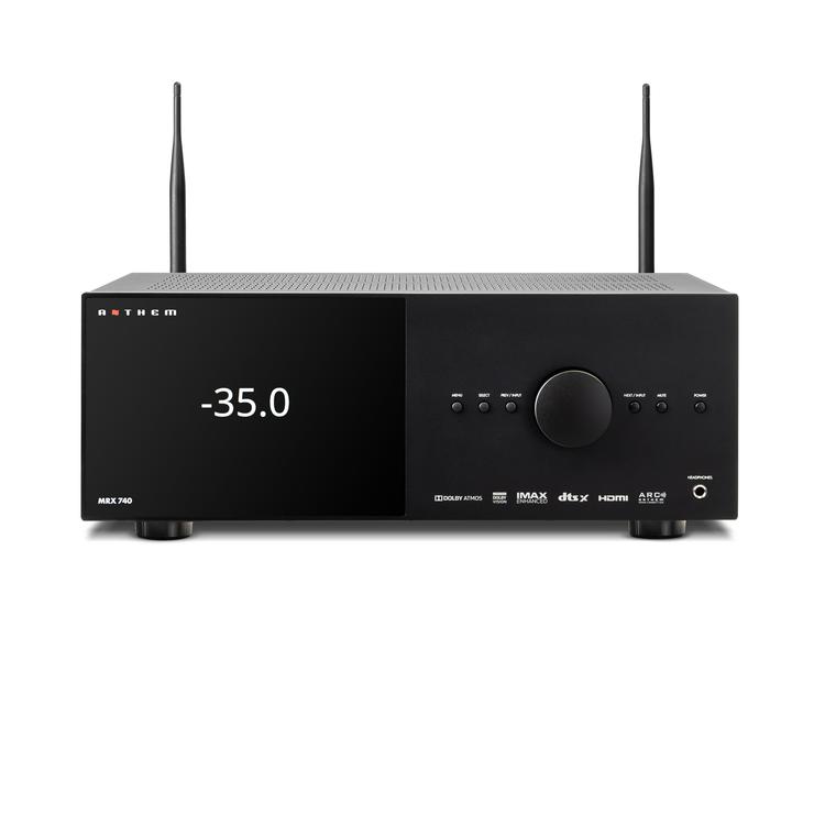 Anthem MRX 740 8K | Home Theater Receiver - 11.2 Channel Preamp and 7 Channel Amplifier - 140 W - Black-Audio Video Centrale