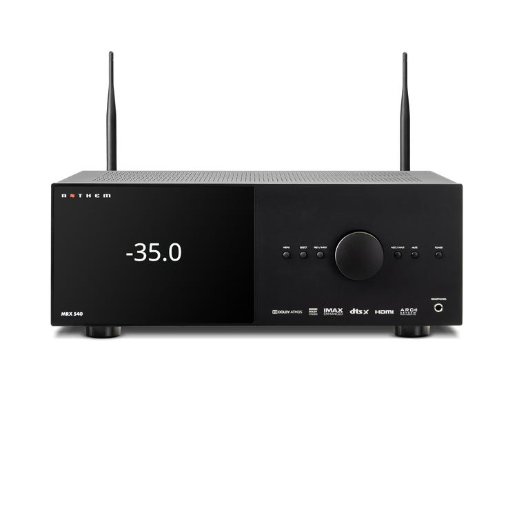 Anthem MRX 540 8K | Home Theater Receiver - 7.2 Channel Preamp and 5 Channel Amplifier - 100 W - Black-Audio Video Centrale