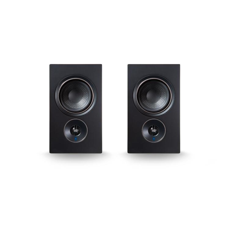 PSB Alpha iQ | Powered Speaker - Wireless - Streaming with BluOS - Matte Black - Pair-Audio Video Centrale