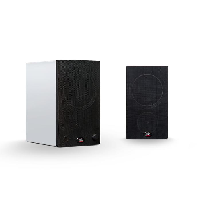 PSB Alpha AM3 | Powered Speaker - Compact - Bluetooth - Matte White - Pair-Audio Video Centrale