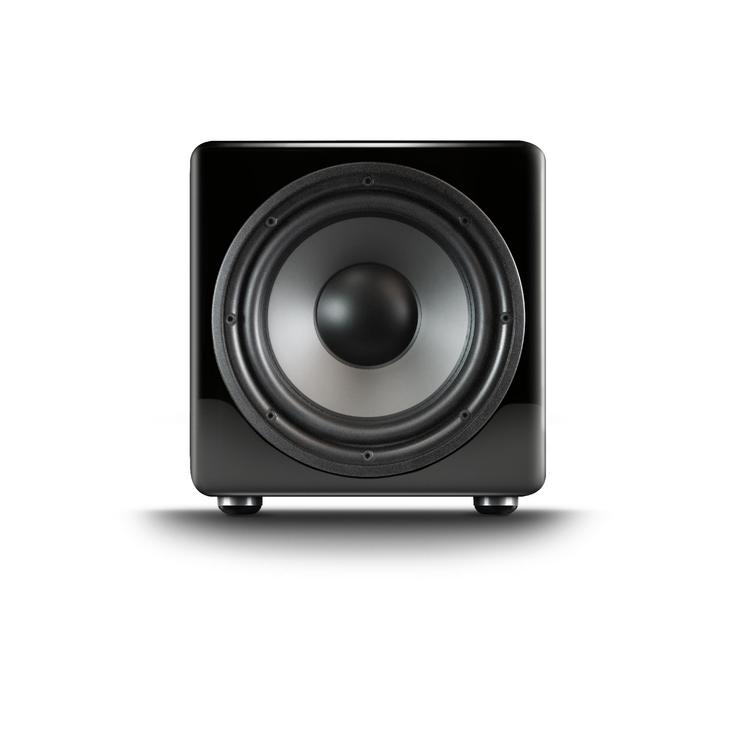 PSB SubSeries 350 | 12" Subwoofer - Powered - 300W continuous - 850W dynamic - High Gloss Black-Audio Video Centrale