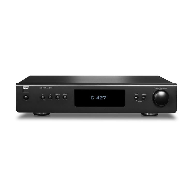 NAD C 427 | AM/FM Tuner - Stereo - 40 Station Presets - Black-Audio Video Centrale