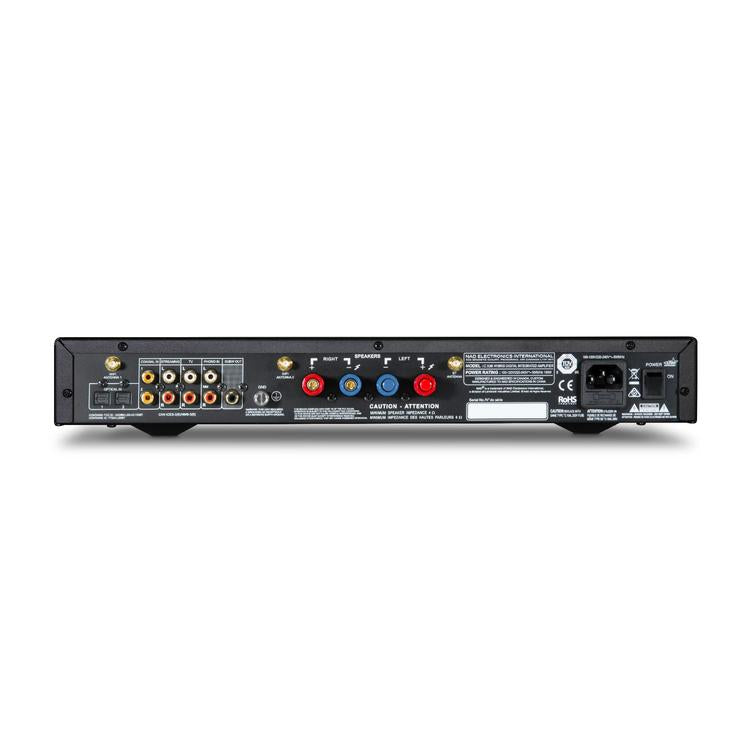 NAD C 338 | Integrated DAC Amplifier - HybridDigital - Chromecast - 50W x 2 - WiFi - Black-Audio Video Centrale