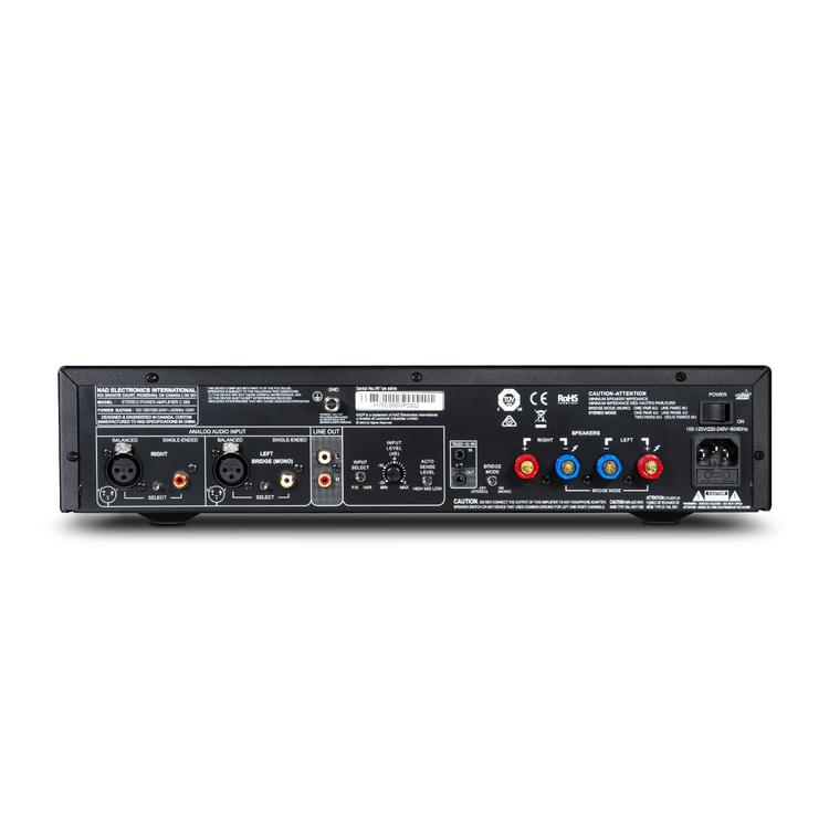 NAD C 268 | Stereo Power Amplifier - Classic Series - 80W x 2 - Black-Audio Video Centrale