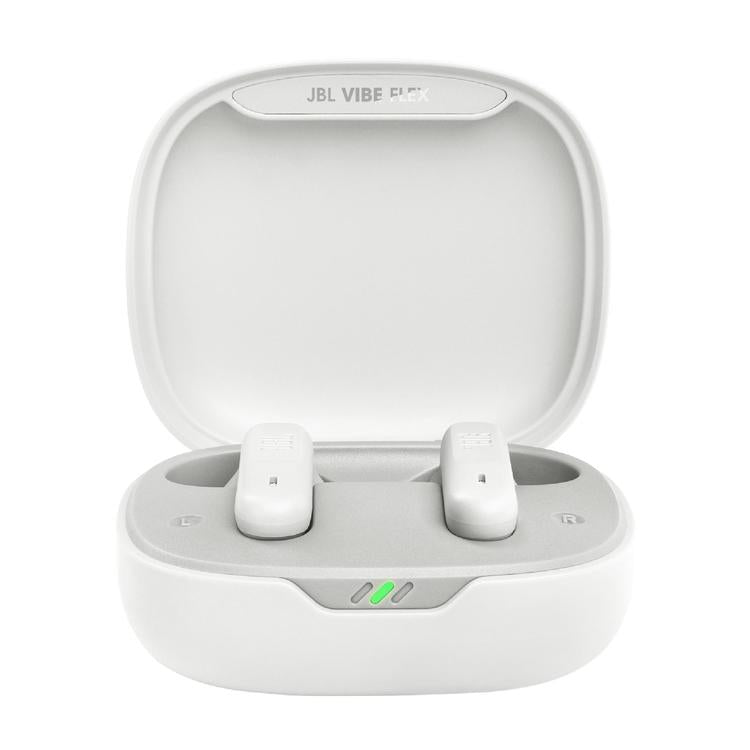 JBL Vibe Flex | In-Ear Headphones - Wireless - Bluetooth - Stick-open design - Smart Ambient Technology - White-Audio Video Centrale