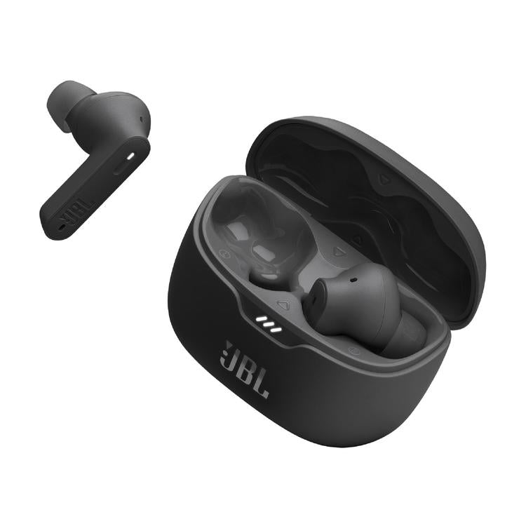 JBL Tune Beam | In-Ear Headphones - Truly Wireless - Bluetooth - Smart Ambient - Stick-open Design - Black-Audio Video Centrale