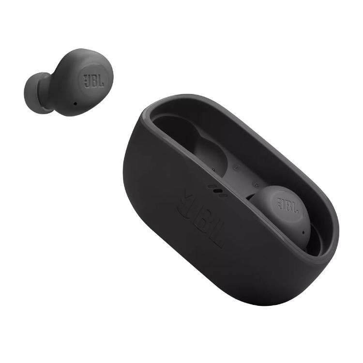 JBL Vibe Buds | In-Ear Headphones - Wireless - Bluetooth - Smart Ambient Technology - Black-Audio Video Centrale