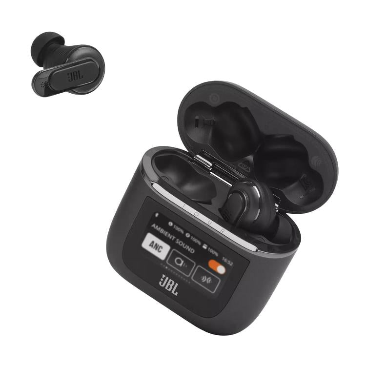 JBL TOUR PRO 2 | In-Ear Headphones - Wireless - Bluetooth - True ANC - 6 microphones - Smart case - Black-Audio Video Centrale