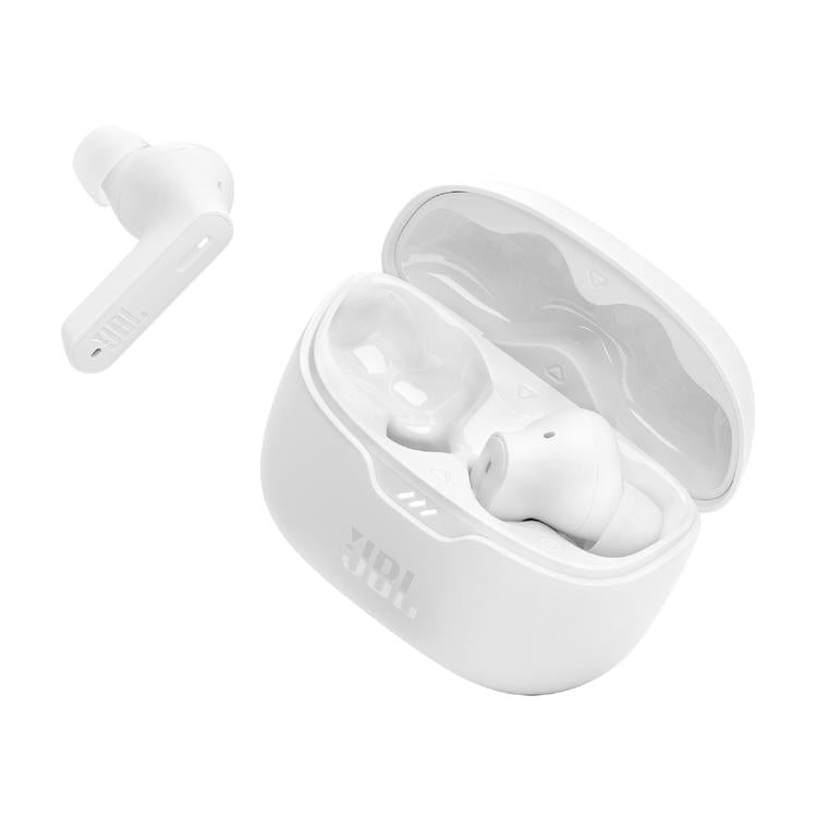 JBL Tune Beam | In-Ear Headphones - Truly Wireless - Bluetooth - Smart Ambient - Stick-open Design - White-Audio Video Centrale