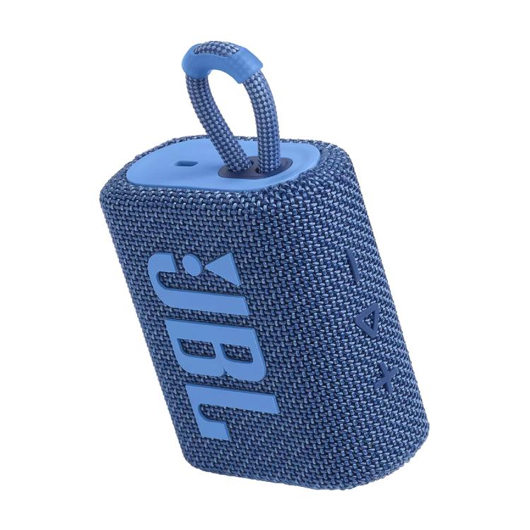 JBL Go 3 Eco | Mini Speaker - Ultra-portable - Bluetooth - IP67 - Blue-Audio Video Centrale