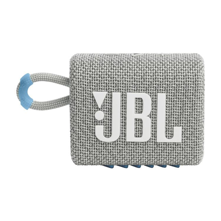 JBL Go 3 Eco | Mini Speaker - Ultra-portable - Bluetooth - IP67 - White-Audio Video Centrale