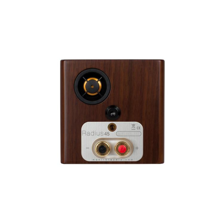 Monitor Audio Radius 45 | Bookshelf Speakers - 50W - Pair - Walnut-Audio Video Centrale