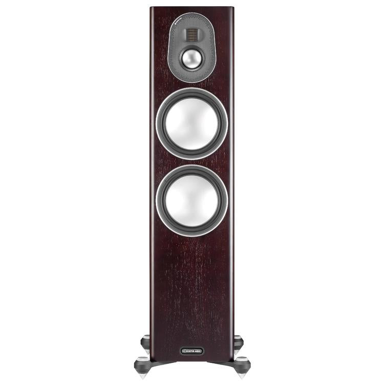 Monitor Audio Gold 300 | Floorstanding Speakers - Tower - 3 way - 250W - Pair - Dark Walnut-Audio Video Centrale