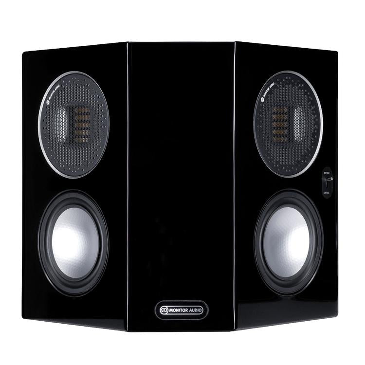 Monitor Audio Gold FX | Speakers - Compact - 2 way - 100W - Pair - Piano Black Gloss-Audio Video Centrale