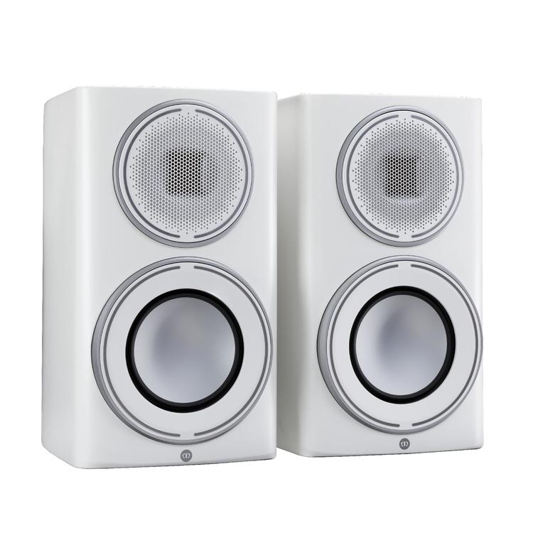 Monitor Audio Platinum 100 3G | Bookshelf Speakers - 2 way - 150W - Pair - Pure Satin White-Audio Video Centrale