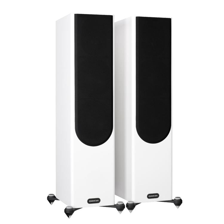 Monitor Audio Gold 300 | Floorstanding Speakers - Tower - 3 way - 250W - Pair - Satin White-Audio Video Centrale
