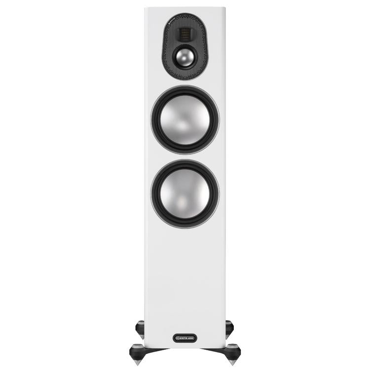 Monitor Audio Gold 300 | Floorstanding Speakers - Tower - 3 way - 250W - Pair - Satin White-Audio Video Centrale