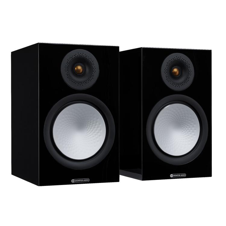 Monitor Audio Silver 100 7G | Bookshelf Speakers - 2 way - 120W - Pair - High Gloss Black-Audio Video Centrale