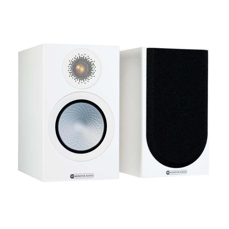 Monitor Audio Silver 50 7G | Bookshelf Speakers - 2 way - 100W - Silver Series - Pair - Satin White-Audio Video Centrale