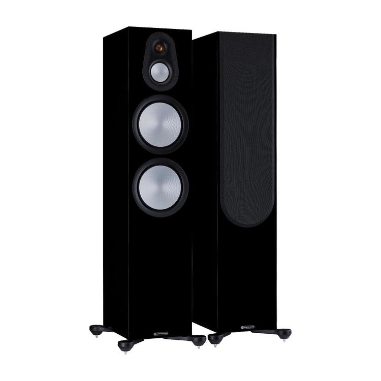 Monitor Audio Silver 500 7G | Floorstanding Speakers - Tower - 3 way - 250W - Pair - High Gloss Black-Audio Video Centrale